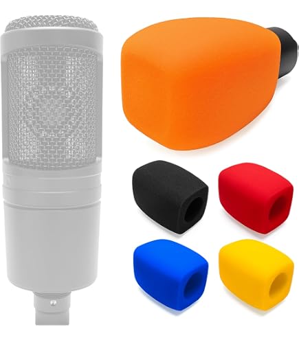 Amazon.com: LEFXMOPHY Orange AT2020 Pop Filter, Windscreen for